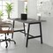 Flash Furniture Redmond 48x30 Conf Tbl w/1in. Thick Dbl Sided Laminate Tbl Top w/PVC and A-Frame Steel Bse, Gry Oak MT-M4830-LTGRY-ABF-GG - alternate 2